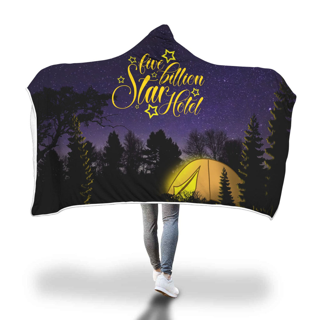 Five Billion Star Hotel Camping Hooded Blankets
