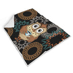 Sleepy Owl Blankets For Your Living Room