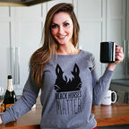 Black Horses Matter Horse Sweatshirt Gift For Equestrian Girls
