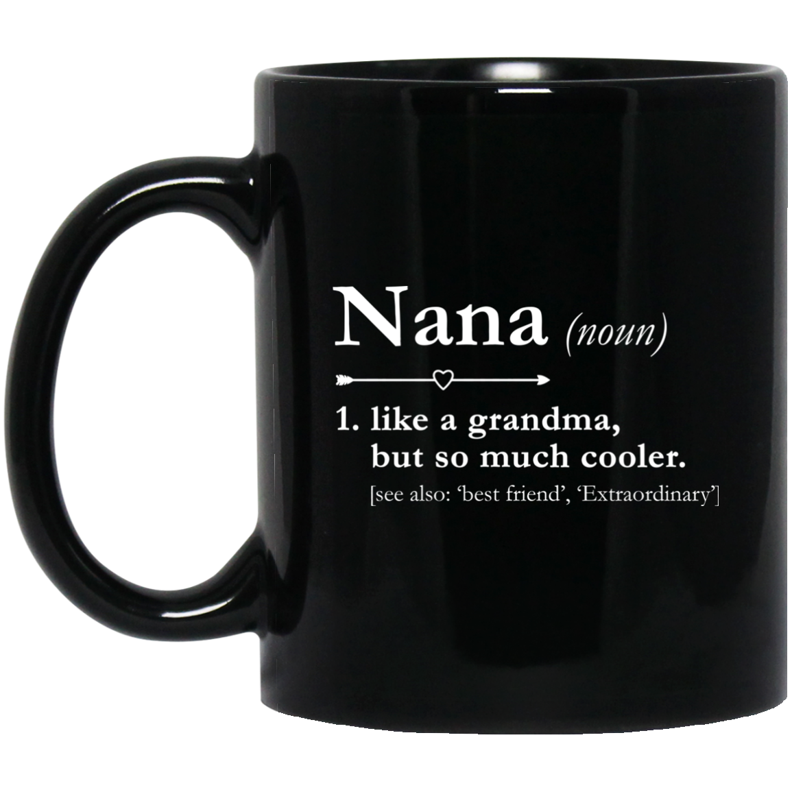 Funny Definition Nana Mugs, Nana Like A Grandma But So Much Cooler