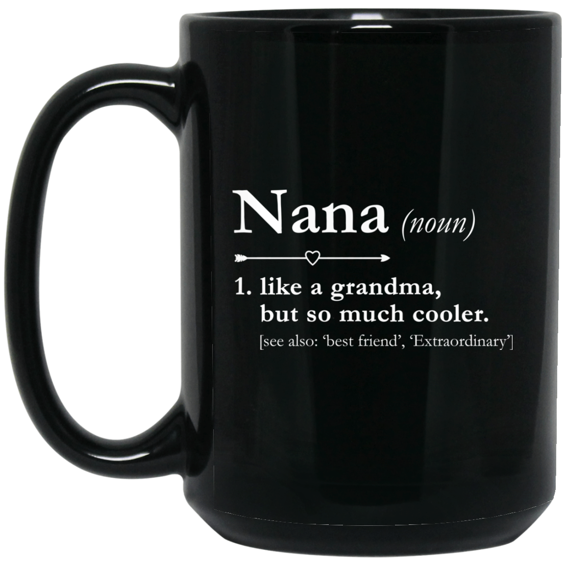 Funny Definition Nana Mugs, Nana Like A Grandma But So Much Cooler