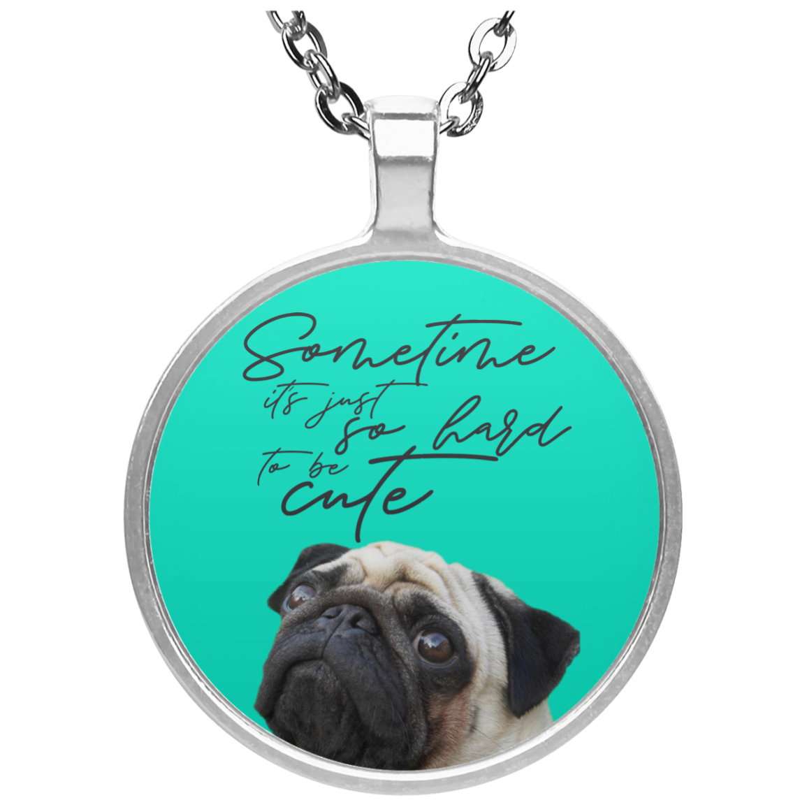 Look At Me Pug Necklaces