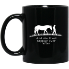 Horse And She Lived Happily Ever After Mugs