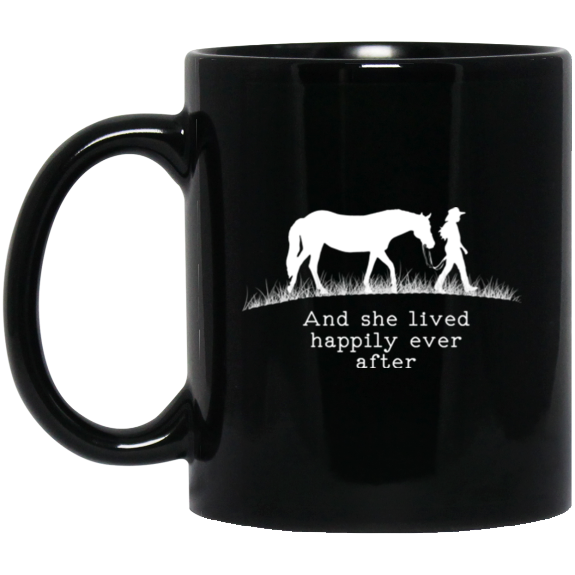 Horse And She Lived Happily Ever After Mugs