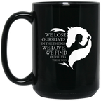 We Find Ourselves There Too Horse Mugs