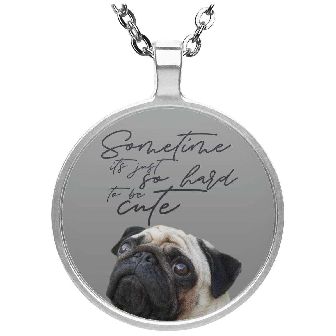 Look At Me Pug Necklaces
