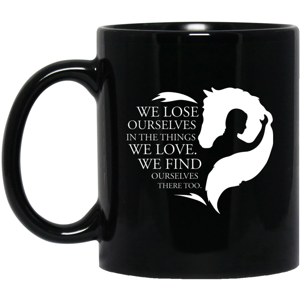We Find Ourselves There Too Horse Mugs