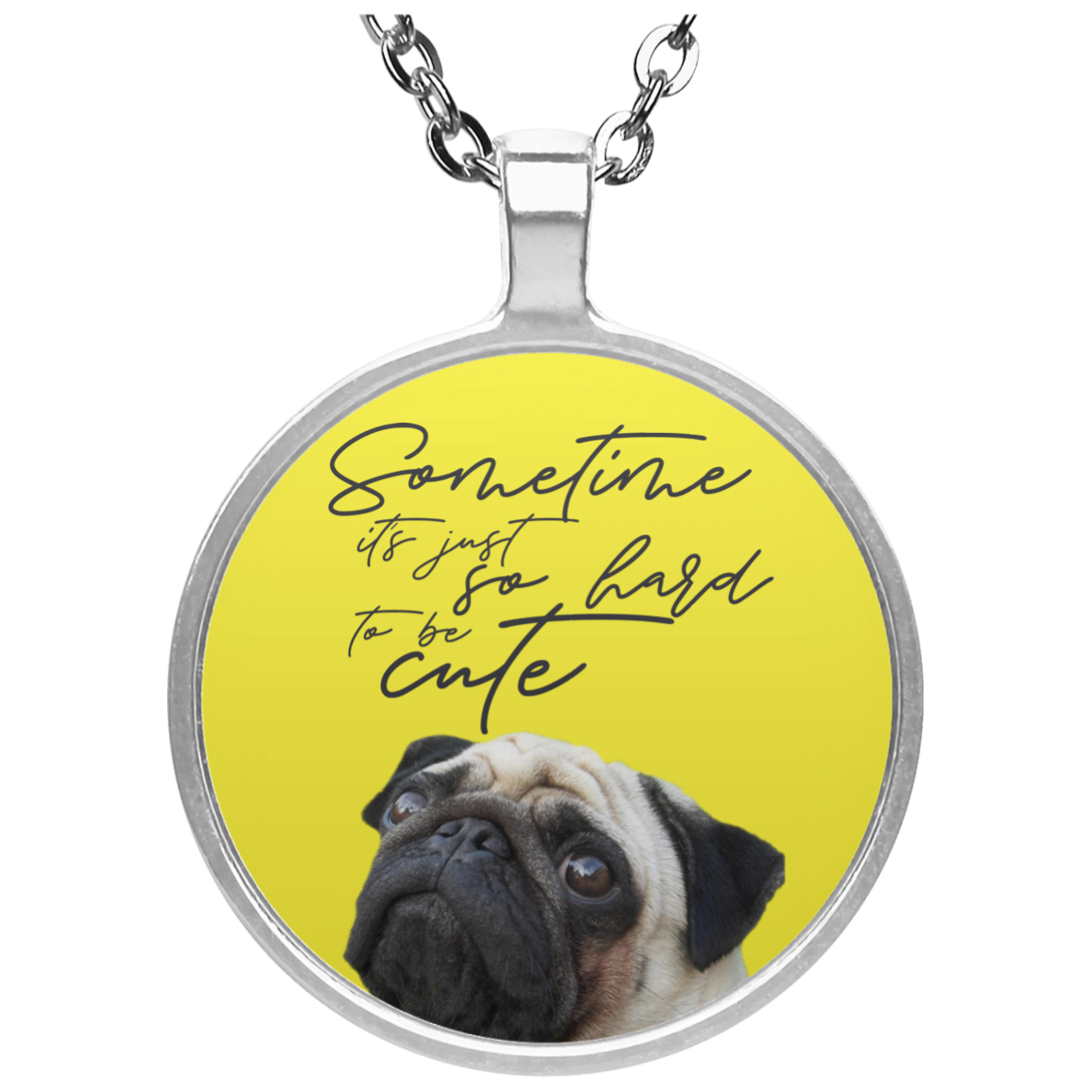 Look At Me Pug Necklaces