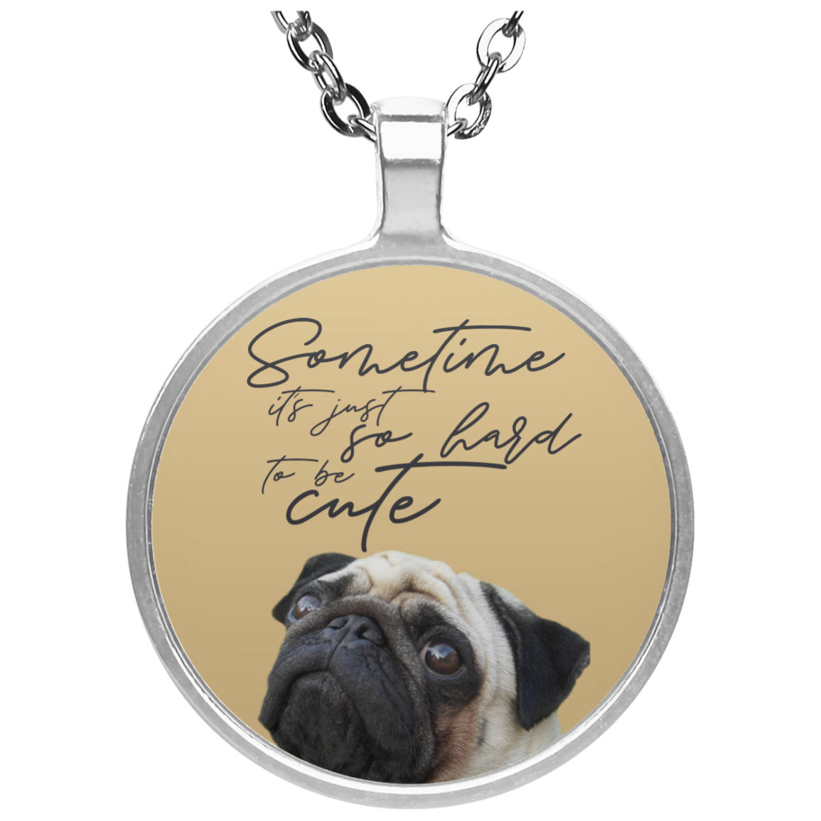 Look At Me Pug Necklaces