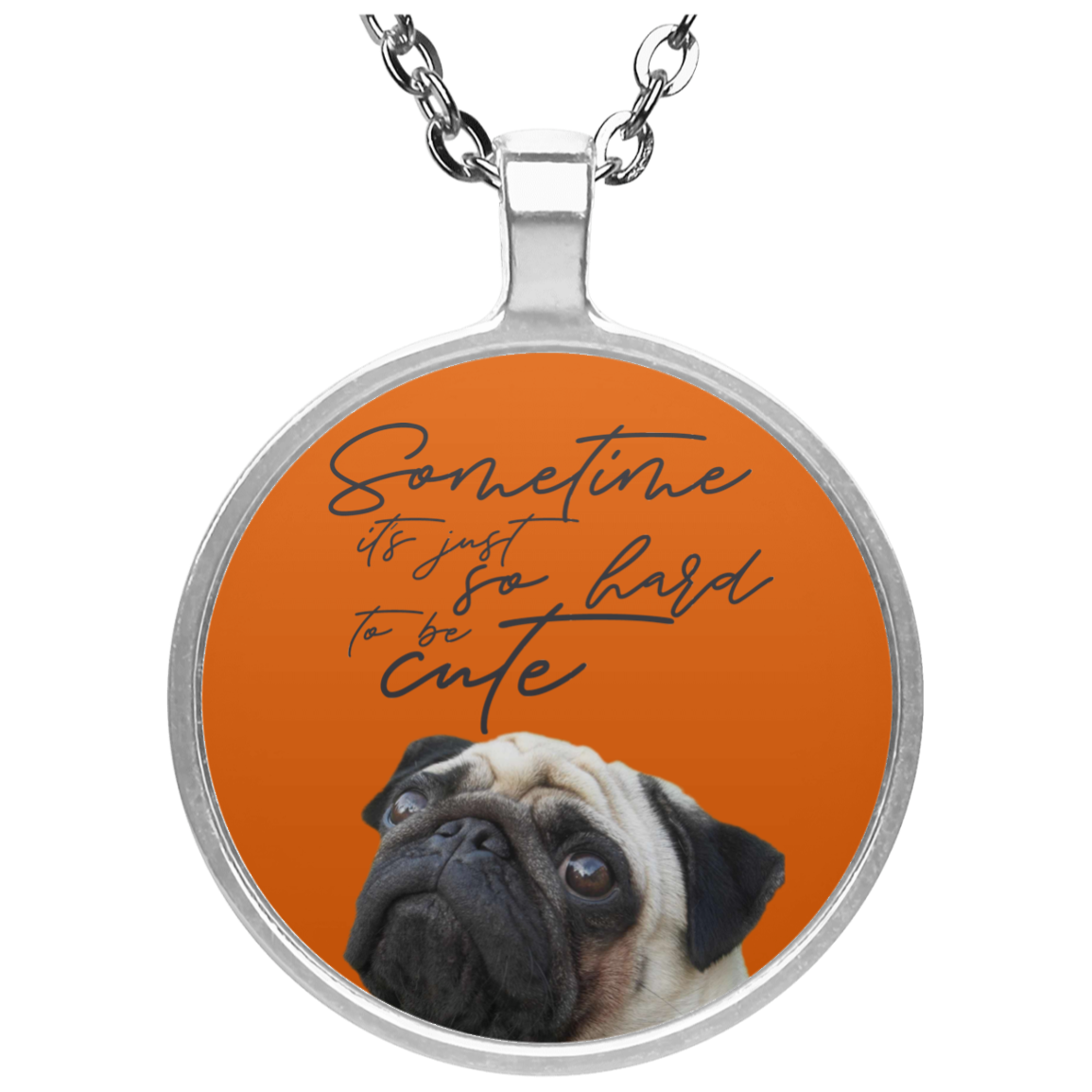 Look At Me Pug Necklaces