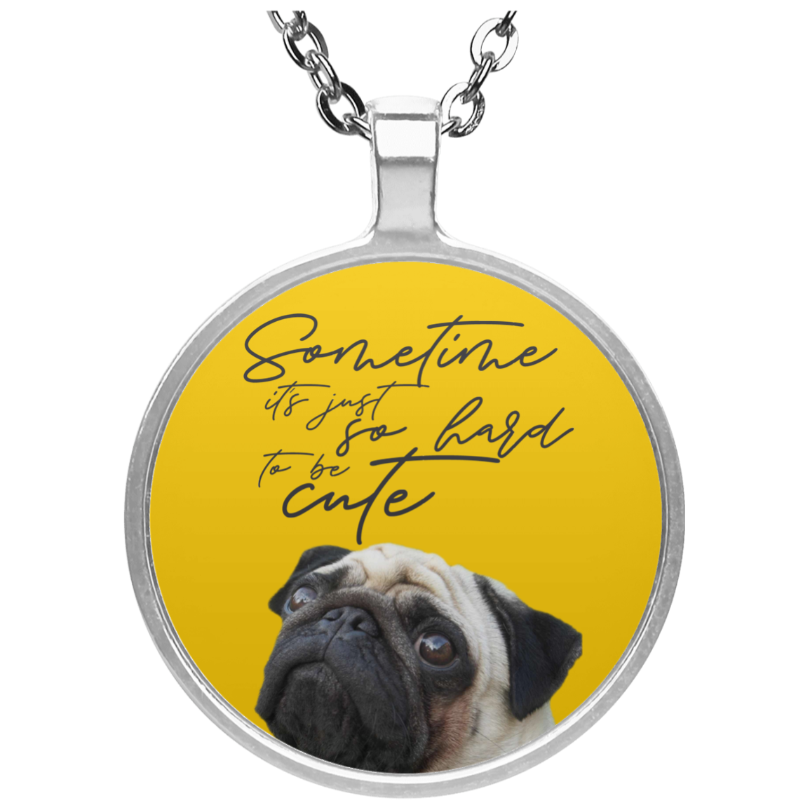 Look At Me Pug Necklaces