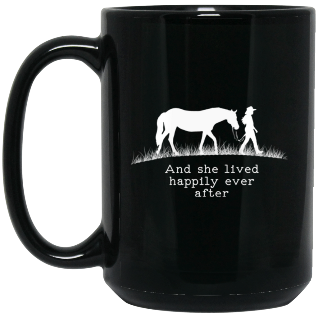 Horse And She Lived Happily Ever After Mugs