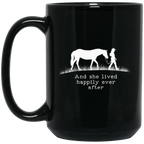 Horse And She Lived Happily Ever After Mugs
