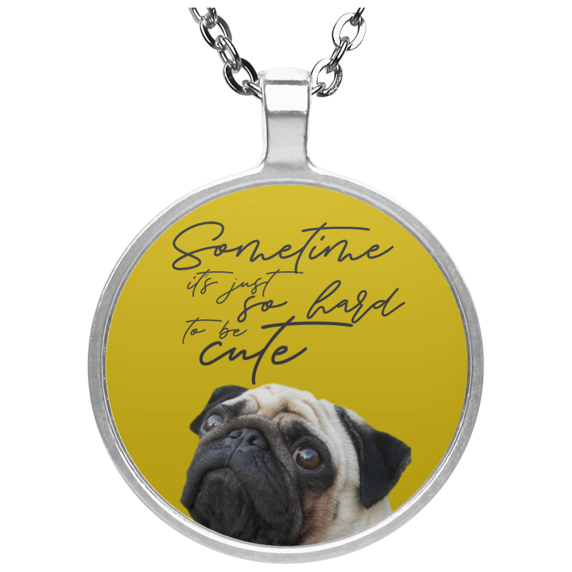 Look At Me Pug Necklaces