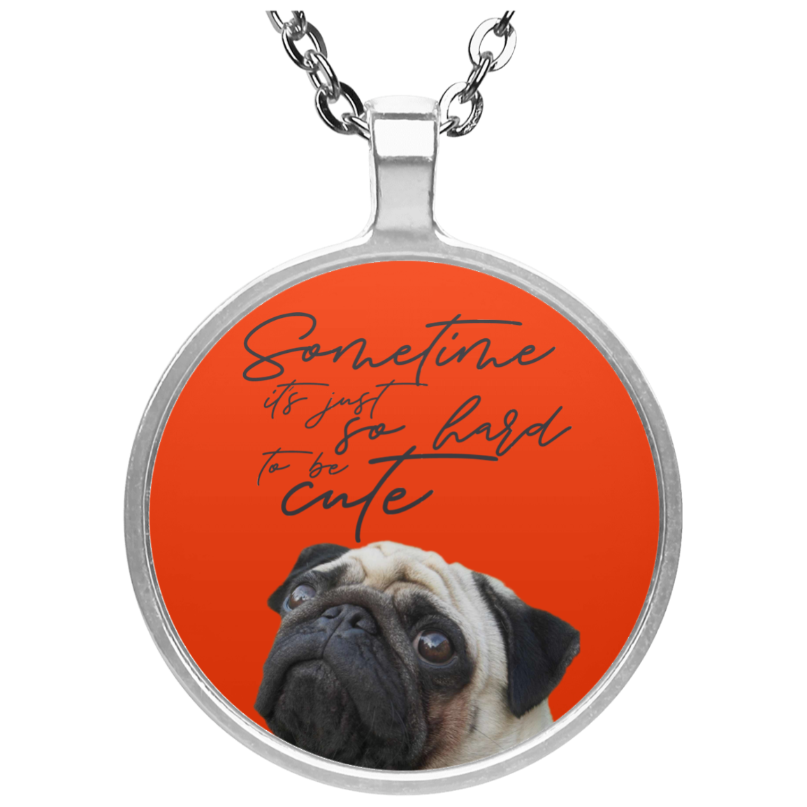 Look At Me Pug Necklaces