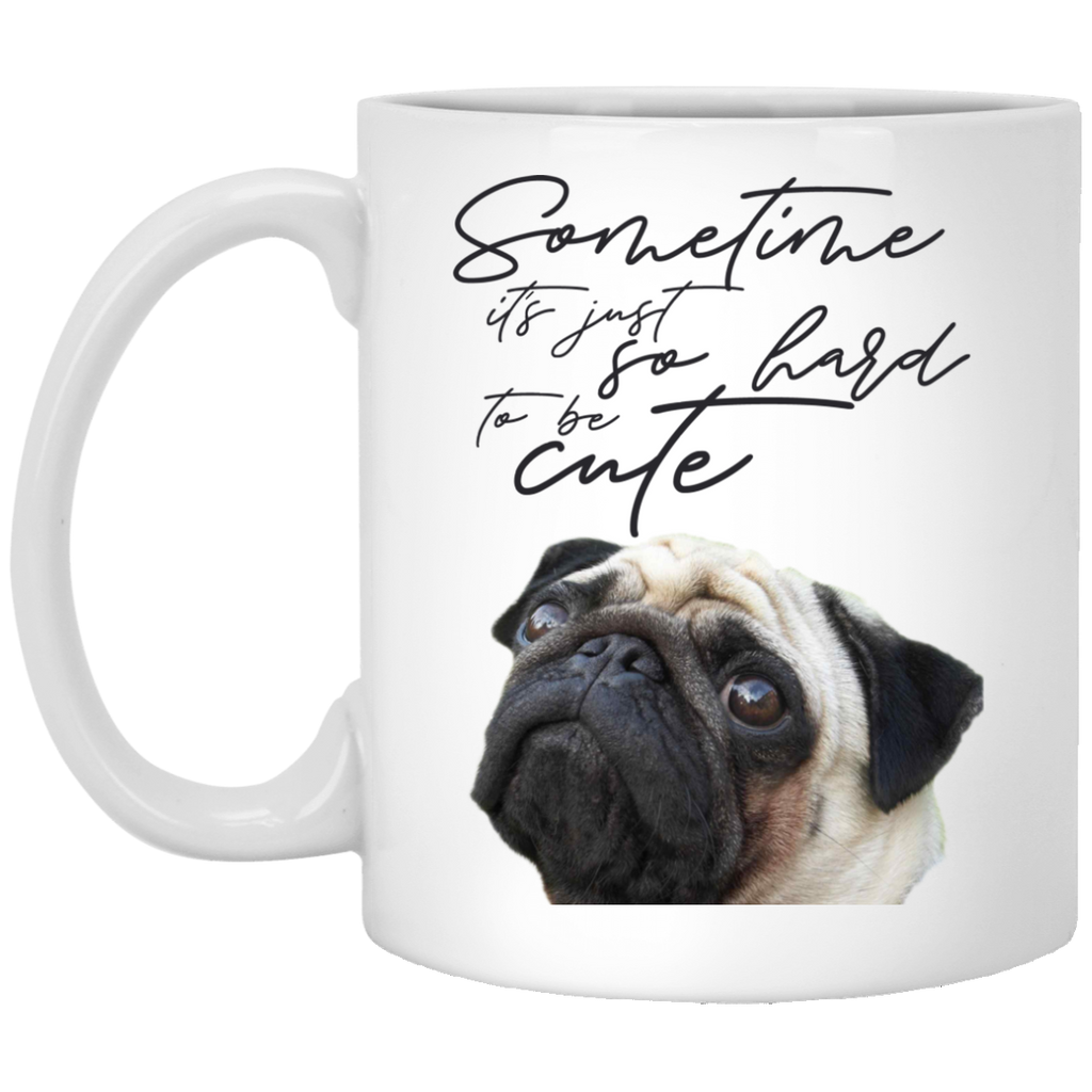 Look At Me Pug Mugs