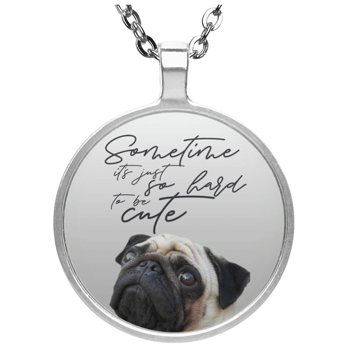 Look At Me Pug Necklaces