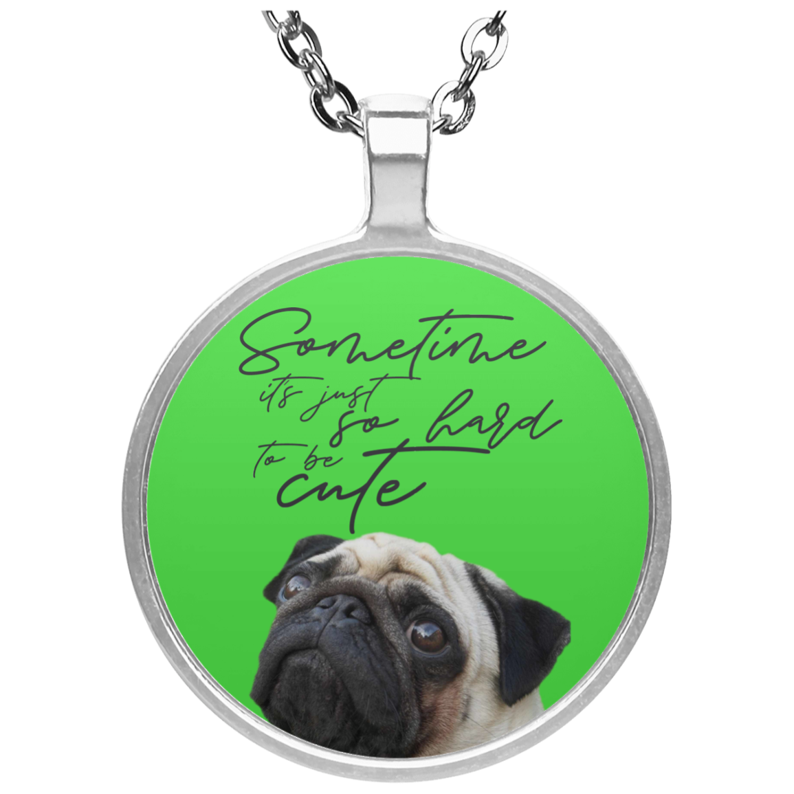 Look At Me Pug Necklaces