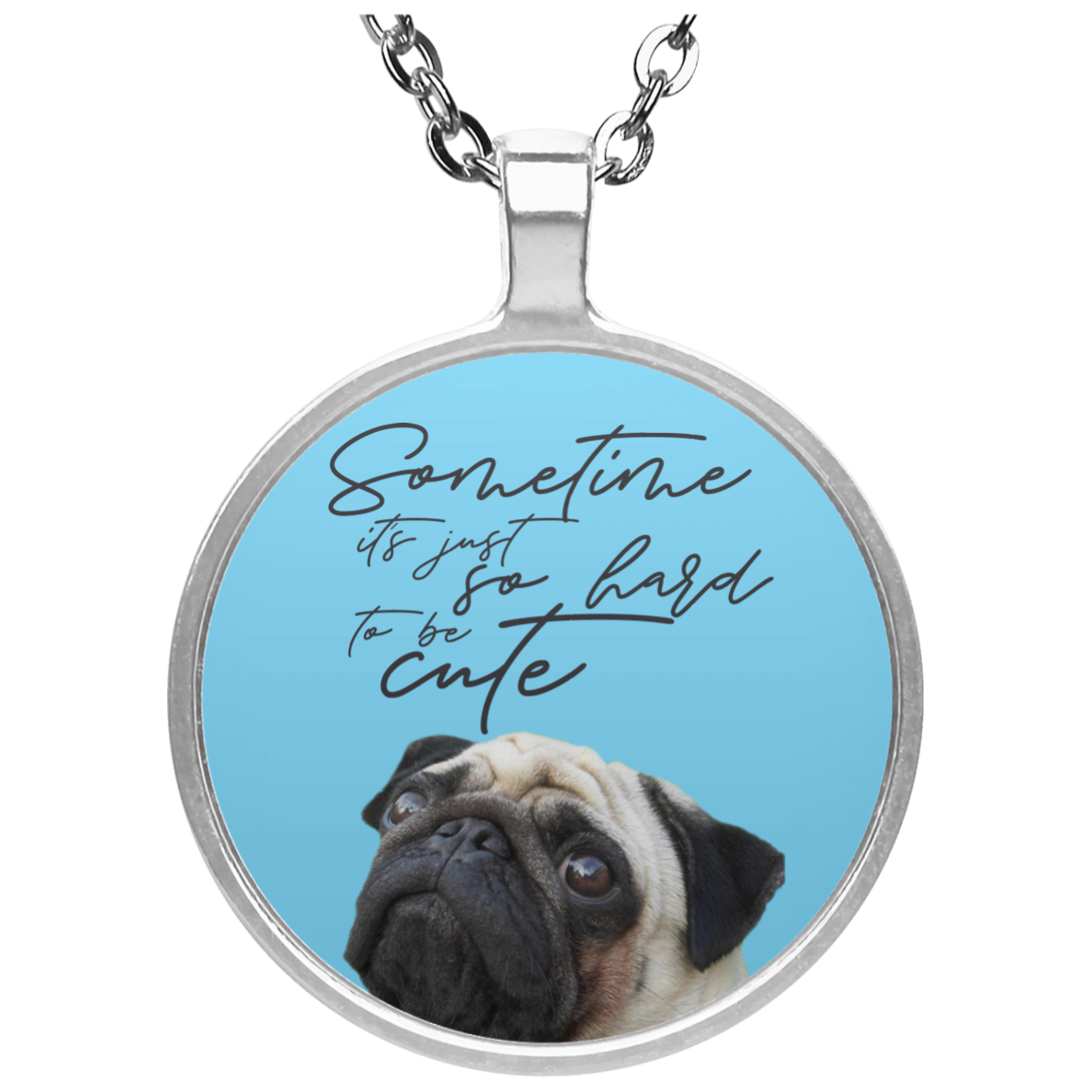 Look At Me Pug Necklaces