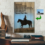 I Will Breathe and I Don't Quit Horse Girl Custom Canvas For Horse Lovers