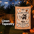 Hot Ghoul Summer Linen Tapestry On Halloween Holiday