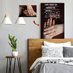 Love Made Us Forever Together Couple Custom Canvas