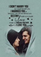 Love Made Us Forever Together Couple Custom Canvas