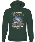 On Weekends I Hook Up With Big Girls Who Swallow T Shirt
