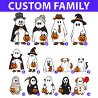 Funny Pumpkin House Halloween Ornament Wood and Acrylic Shaker 4 Layers