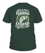 The Back Of A Fishing Legend Looks Like T-Shirt