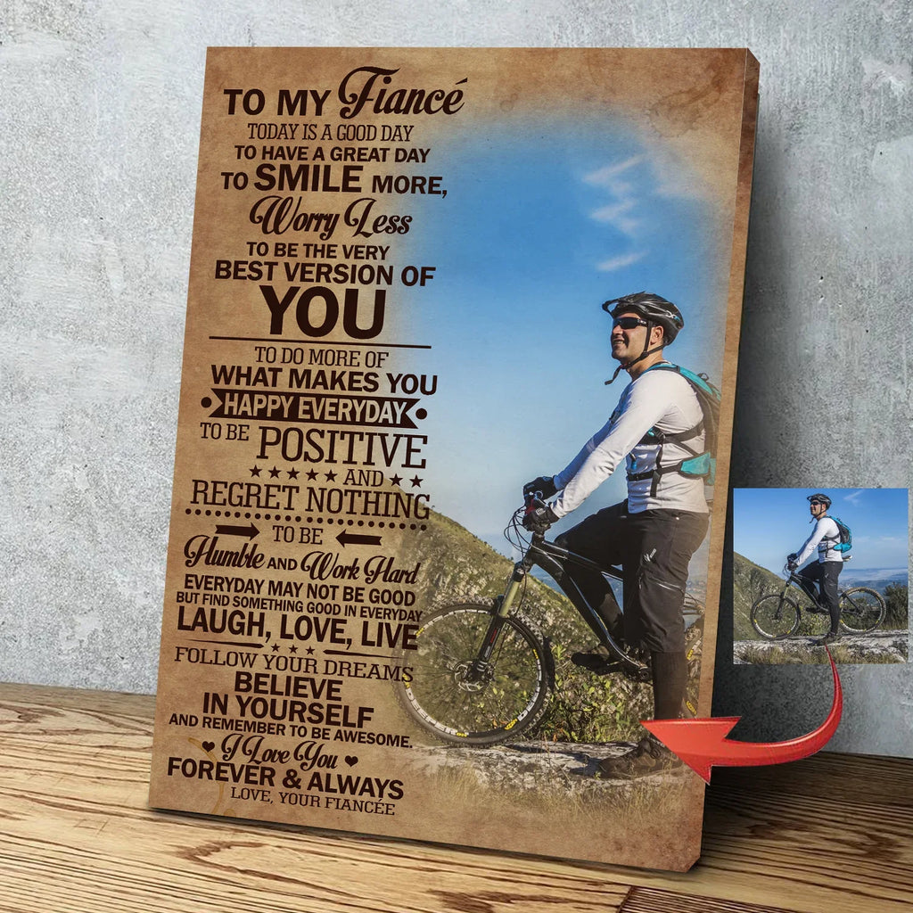 Today Is A Good Day Custom Canvas Gift