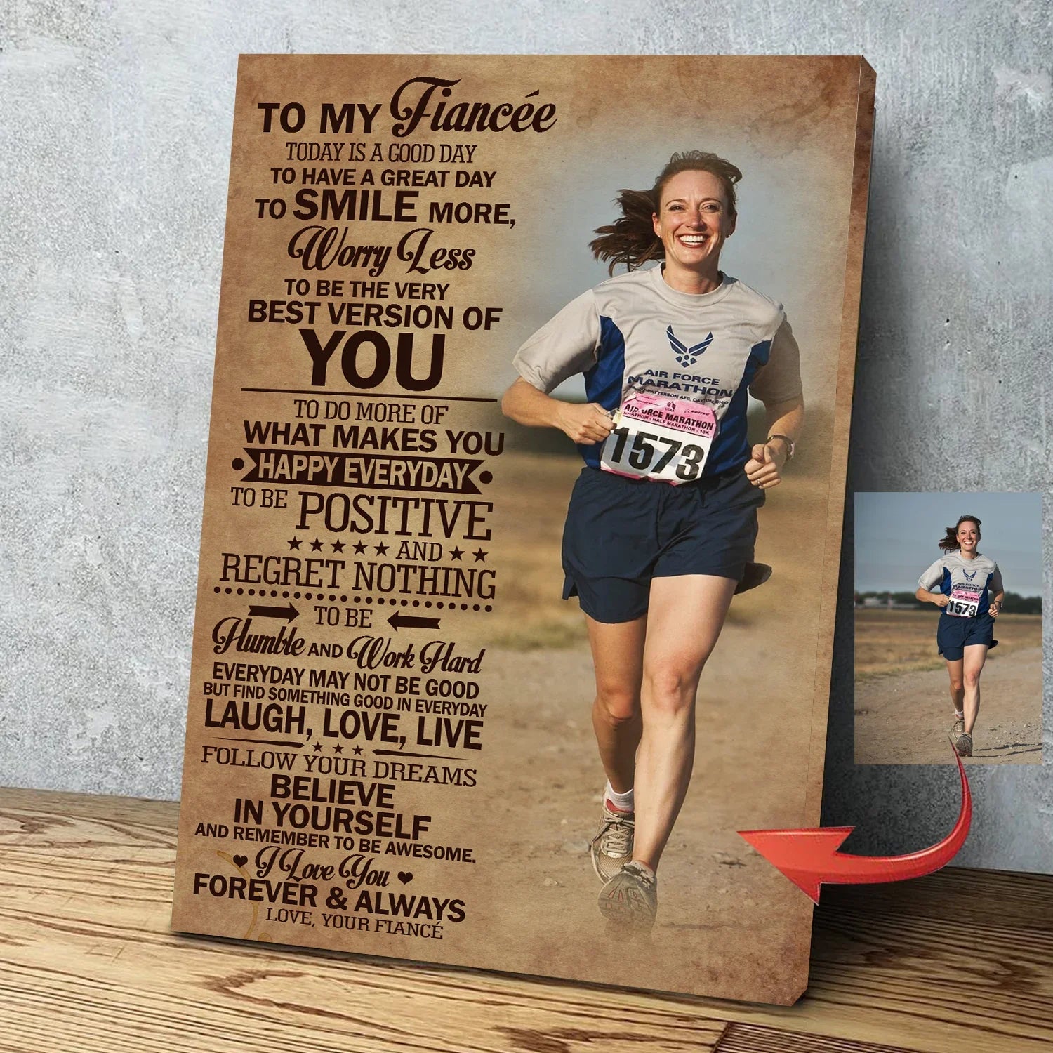 Today Is A Good Day Custom Canvas Gift