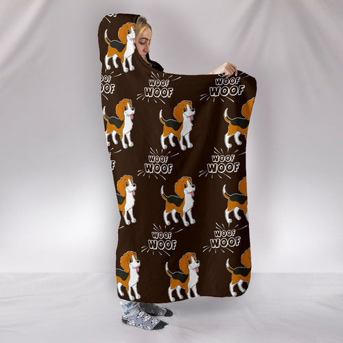Beagle Hooded Blankets