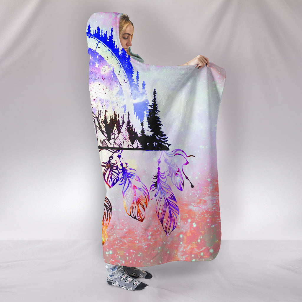 Forest Camping Hooded Blankets