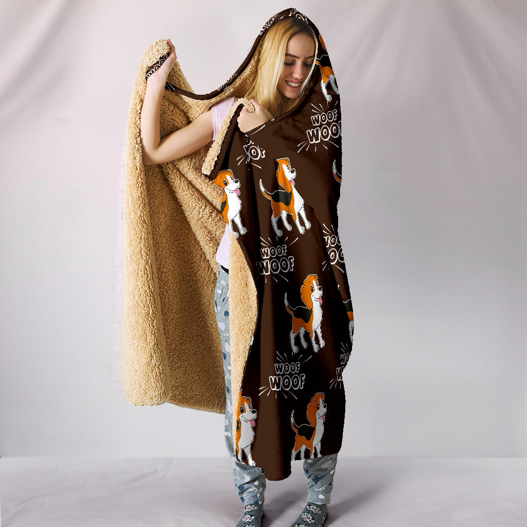 Beagle Hooded Blankets