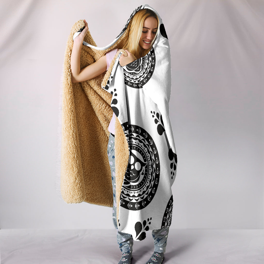 Owl Mandala Hooded Blankets