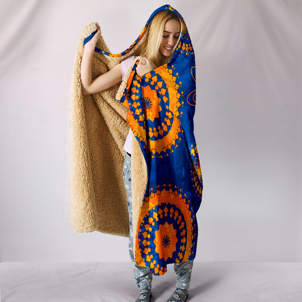 Gold Boho Hooded Blankets