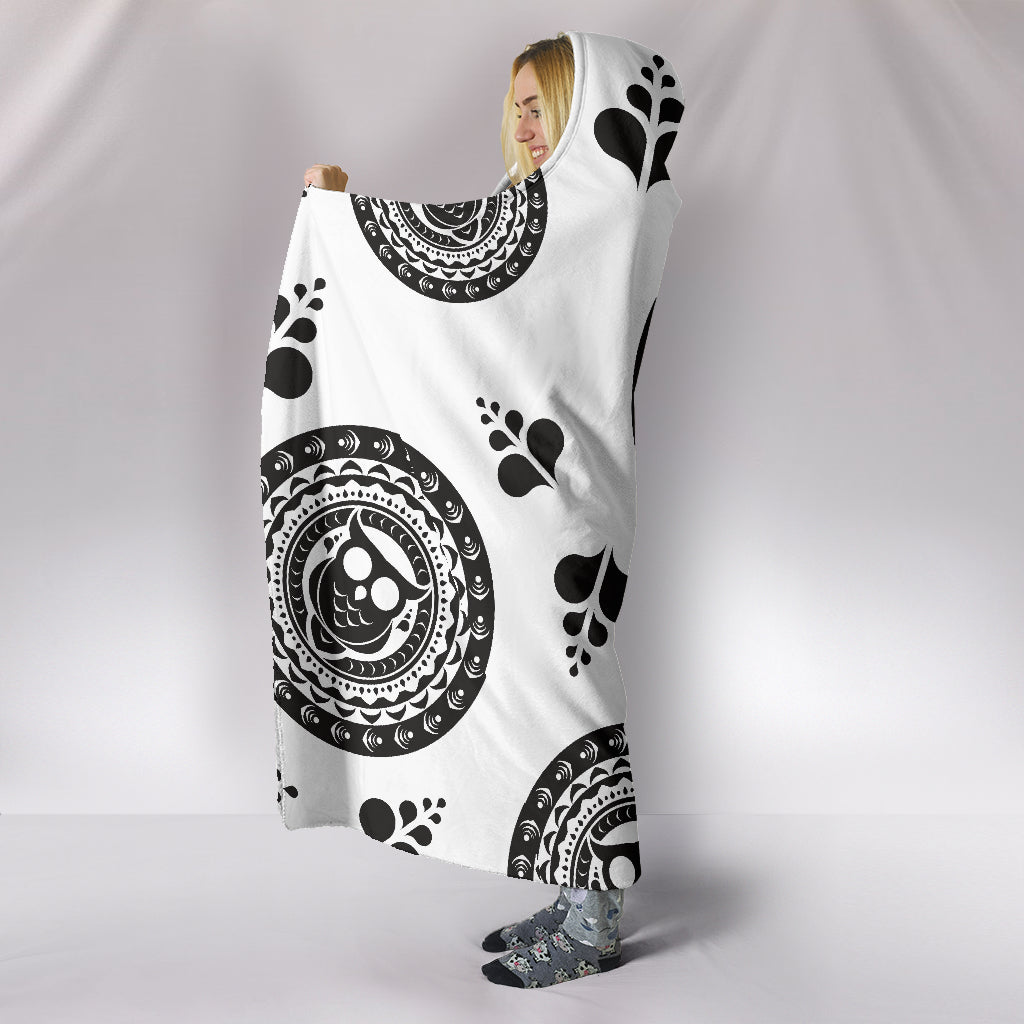 Owl Mandala Hooded Blankets