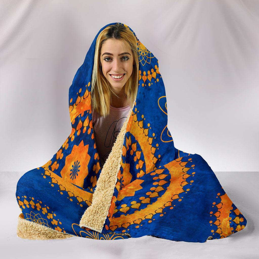 Gold Boho Hooded Blankets