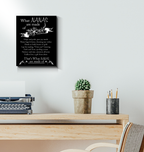 What Nanas Are Made Of Grandma Canvas Gift